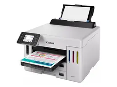 Canon MAXIFY GX5550 - Skriver - farge Dupleks - ink-jet - ITS - A4/Legal - 600 x 1200 dpi - inntil 24 ipm (mono) / inntil 15.5 ipm (farge) - kapasitet: 600 ark - LAN, Wi-Fi(n), USB 2.0