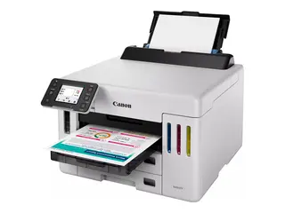 Canon MAXIFY GX5550 - Skriver - farge - Dupleks ink-jet - ITS - A4/Legal - 600 x 1200 dpi - inntil 24 ipm (mono) / inntil 15.5 ipm (farge) - kapasitet: 600 ark - LAN, Wi-Fi(n), USB 2.0