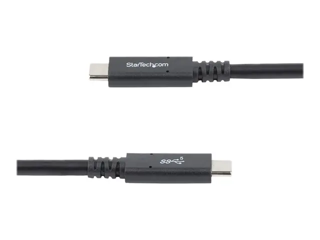StarTech.com USB C to Cable - 6 ft / 1.8m 5A PD USB-IF Certified M...