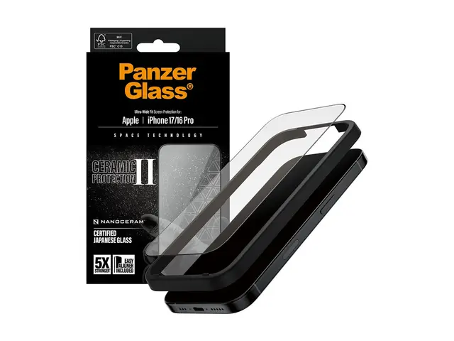 PanzerGlass Ceramic Protection II - Skjermbeskyttelse for mobiltel...