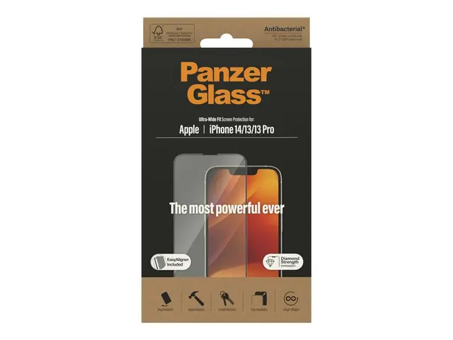 PanzerGlass - Skjermbeskyttelse for mobiltelefon ultrabred passfor...