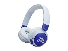 JBL Junior 320BT - Hodetelefoner med mikrofon on-ear - Bluetooth - trådløs - blå