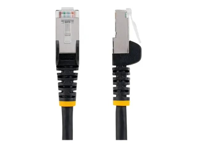 StarTech.com 1.5m CAT6a Ethernet Cable - Black Low Smoke Zero Halo...