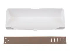 Ergotron CareFit Pro - Monteringskomponent (skuff, monteringsmaskinvare, stropp) for tørkbeholder - medisinsk - hvit - vognmonterbar - for P/N: C52-1201-1, C52-2201-1