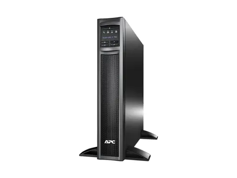 APC Smart-UPS X 750 Rack/Tower LCD - UPS (kan monteres i rack) AC 230 V - 600 watt - 750 VA - utgangskontakter: 8 - 2U - svart