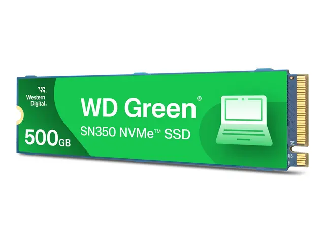 WD Green SN350 - SSD 500 GB intern M.2 2280 PCIe 3.0 x4 (NVMe)