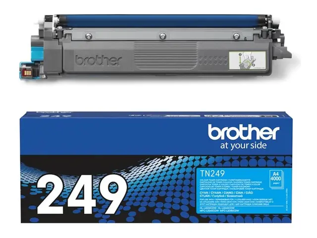 Brother TN249C - Super High Yield cyan original boks tonerpatron f...