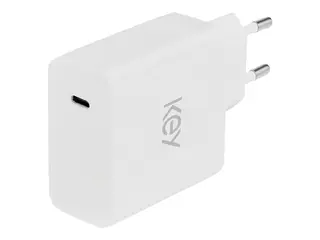 Key - Str&#248;madapter - 65 watt - 3.25 A (24 pin USB-C) hvit