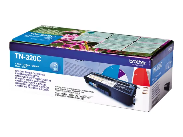 Brother TN320C - Cyan original tonerpatron for DCP-9055CDN, DCP-92...