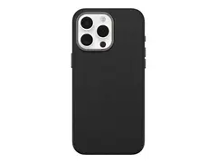 OtterBox Symmetry Series - Baksidedeksel for mobiltelefon MagSafe-samsvar - kaktusl&#230;r, polyuretan - noir aske - for Apple iPhone 15 Pro Max