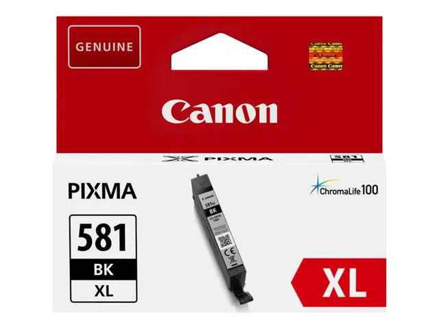 Canon CLI-581BK XL - 8.3 ml XL-størrelse svart original blekkbehol...