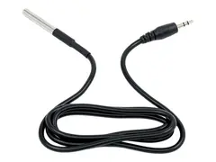 Shelly DS18B20 - Add-on - temperatursensor 1 m kabel, 3,5 mm plugg - svart