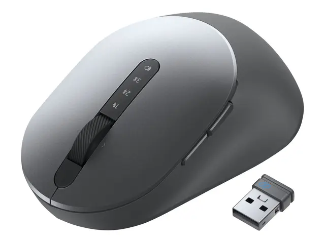Dell MS5320W - Mus optisk 7 knapper trådløs 2.4 GHz, Bluetooth 5.0...