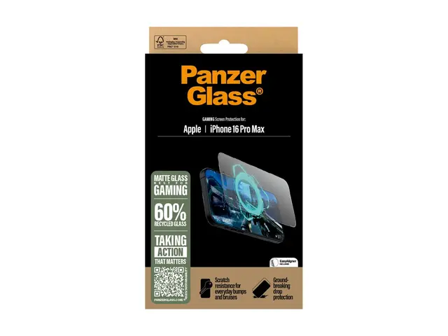 PanzerGlass Gaming - Skjermbeskyttelse for mobiltelefon ultrabred ...