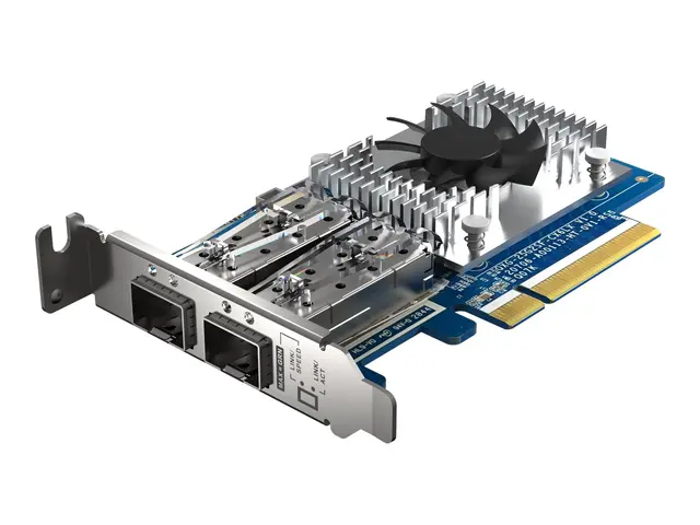 QNAP QXG-25G2SF-CX6 - Nettverksadapter - PCIe 4.0 x8 lav profil - ...