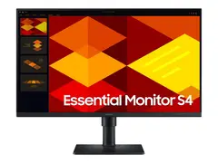 Samsung Essential S4 S27D400GSU S40GD Series - LED-skjerm - 27&quot; - 1920 x 1080 Full HD (1080p) @ 100 Hz - IPS - 250 cd/m&#178; - 1000:1 - 5 ms - 2xHDMI, DisplayPort - svart