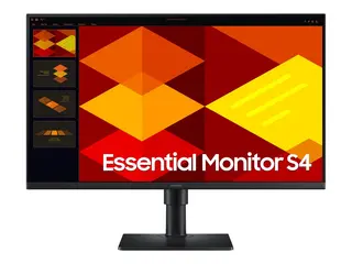 Samsung Essential S4 S27D400GSU S40GD Series - LED-skjerm - 27&quot; - 1920 x 1080 Full HD (1080p) @ 100 Hz - IPS - 250 cd/m&#178; - 1000:1 - 5 ms - 2xHDMI, DisplayPort - svart