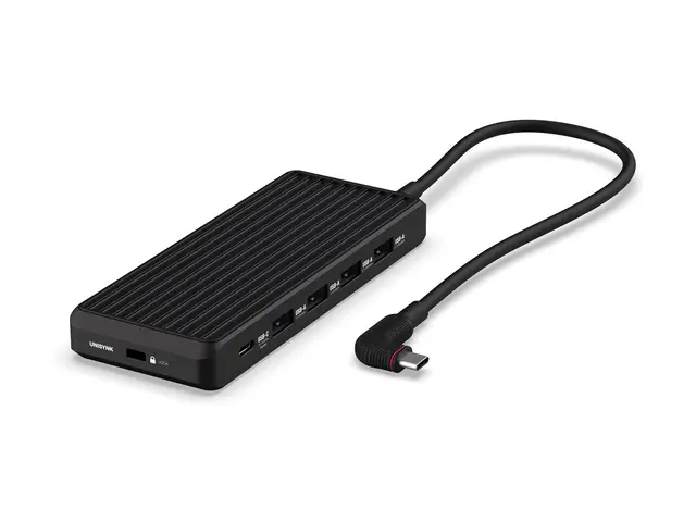 Unisynk 10 Port Dual Screen Hub - dokkingstasjon USB-C 3.1 2 x HDM...