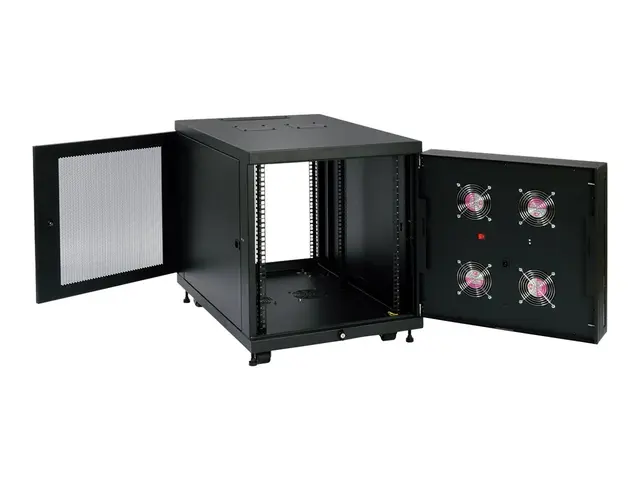 Eaton Tripp Lite Series SmartRack 12U Mid-Depth Rack Enclosure Cab...