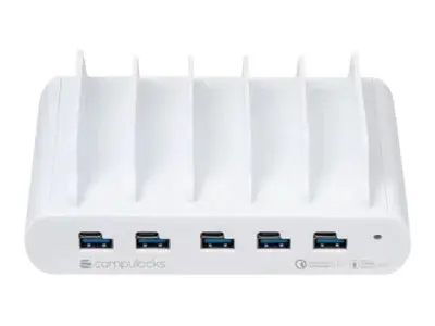 Compulocks 5 Port USB-C and USB-A Charging Dock with EU - Ladestas...