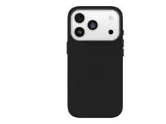 OtterBox Symmetry Series - Baksidedeksel for mobiltelefon MagSafe-samsvar - kaktusl&#230;r, polyuretan - noir aske (svart) - for Apple iPhone 17 Pro