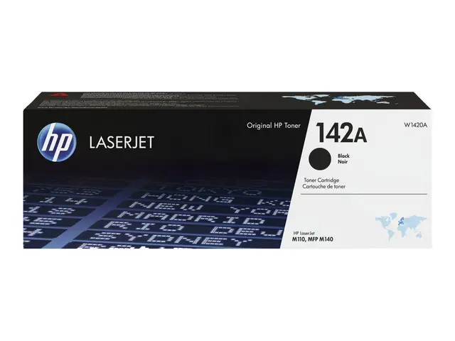 HP 142A - Svart original LaserJet tonerpatron (W1420A) for M110, M...