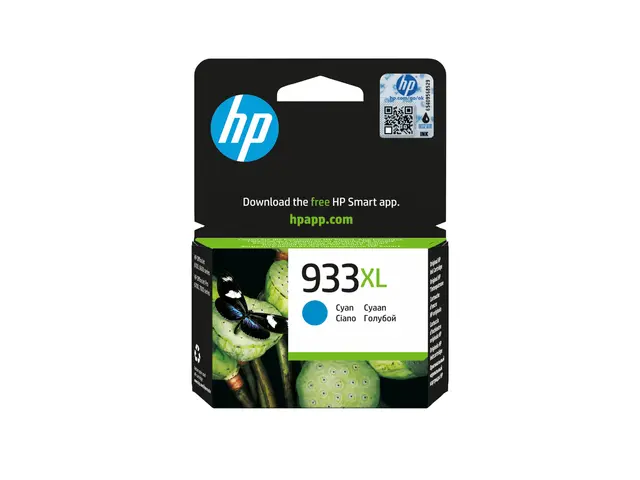 HP 933XL - Høy ytelse - cyan - original - blekkpatron - for Office...