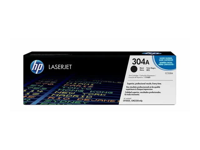 HP 304A - Svart - original - LaserJet - tonerpatron (CC530A) - for...