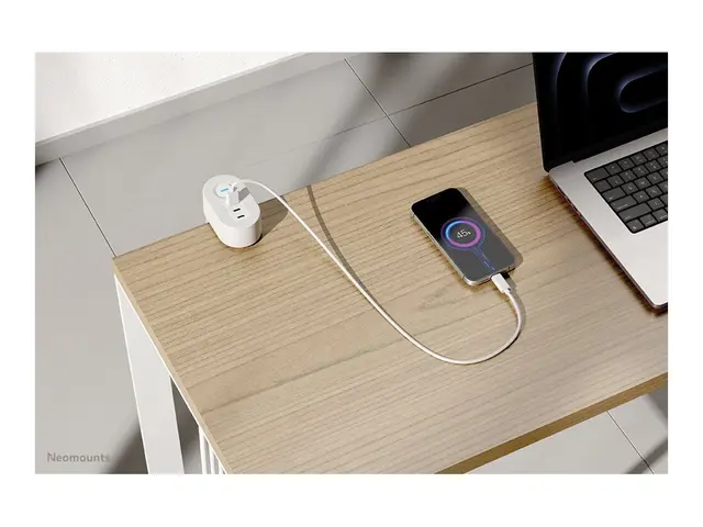 Neomounts - Flerkoplingslist USB-C + USB-A AC 230 V 3680 watt inng...