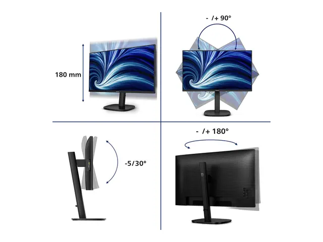 Philips 24B2U3301D - LED-skjerm 24" 1920 x 1200 WUXGA @ 100 Hz IPS...