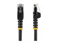 Startech 7m CAT6 Ethernet Cable, 10 Gigabit Snagless RJ45 650MHz 100W PoE Patch Cord, CAT 6 10GbE UTP Network Cable w/Strain Relief, Black, Wiring is UL Certified/TIA Category 6 - 24AWG (N6PATC7MBK) - koblingskabel - 7 m - svart