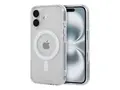 iiglo - Baksidedeksel for mobiltelefon MagSafe-samsvar - termoplast-polyuretan (TPU) - gjennomsiktig - for Apple iPhone 16