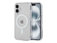 iiglo - Baksidedeksel for mobiltelefon MagSafe-samsvar - termoplast-polyuretan (TPU) - gjennomsiktig - for Apple iPhone 16