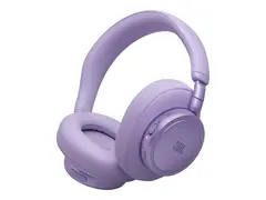 JBL LIVE 780NC - Hodetelefoner med mikrofon full størrelse - Bluetooth - trådløs, kablet - aktiv støydemping - 3,5 mm jakk - purpur