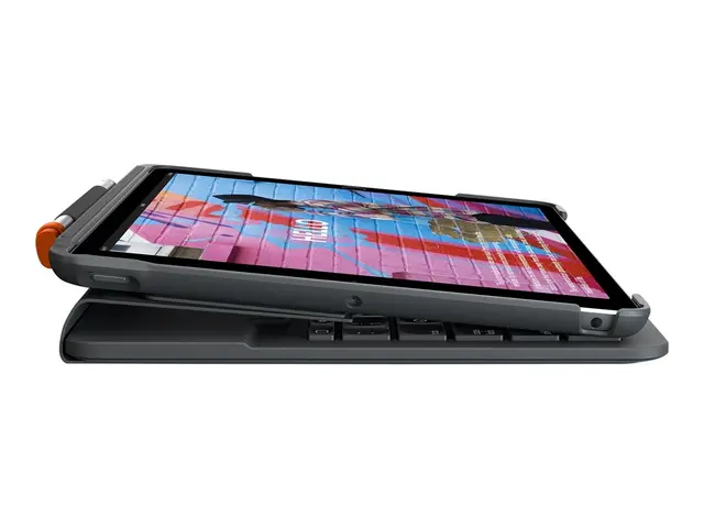 Logitech Slim Folio - Tastatur og folioveske trådløs Bluetooth LE ...