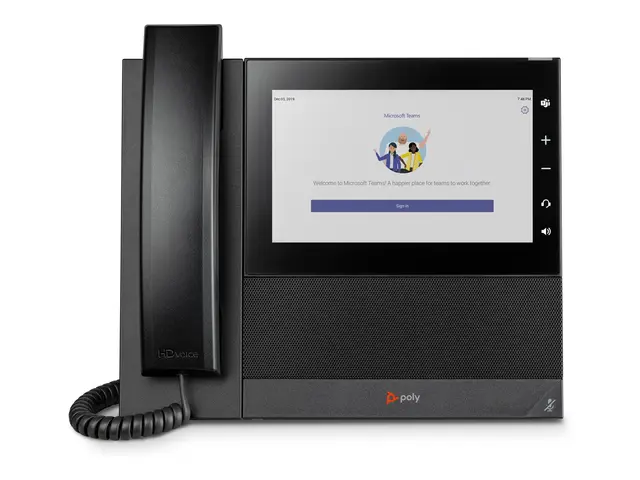 HP Poly CCX 600 - For Microsoft Teams VoIP-telefon med anrops-ID/s...