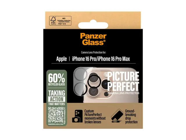 PanzerGlass PicturePerfect - Linsebeskytter for mobiltelefon Apple...