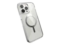 Speck Presidio Perfect-Clear Grip Baksidedeksel for mobiltelefon - MagSafe-samsvar - blank, s&#248;lv - for Apple iPhone 14 Pro