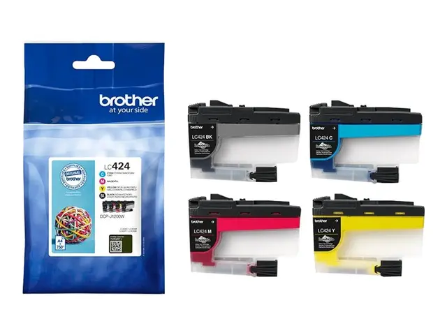 Brother - 4-pack - svart, gul, cyan, magenta - original - blekkpatron