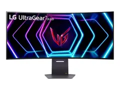 LG UltraGear 39GS95QE-B - OLED-skjerm gaming - kurvet - 39" - 3440 x 1440 UWQHD @ 240 Hz - 275 cd/m² - 1500000:1 - DisplayHDR 400 True Black - 0.03 ms - 2xHDMI, DisplayPort