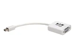 Eaton Tripp Lite Series 6in Mini DisplayPort to VGA Adapter Active Converter mDP to VGA M/F 6&quot; DisplayPort-adapter - Mini DisplayPort (hann) til HD-15 (VGA) (hunn) - 15 cm - aktiv - hvit