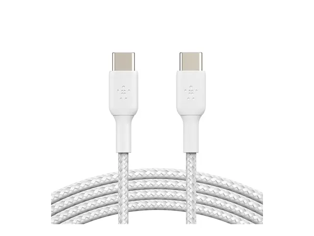 Belkin BoostCharge - USB-kabel 24 pin USB-C (hann) til 1 m hvit