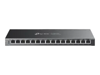 TP-Link TL-SG116P V1 - Switch - ikke-styrt 16 x 10/100/1000 (PoE+) - stasjonær - PoE+ (120 W)