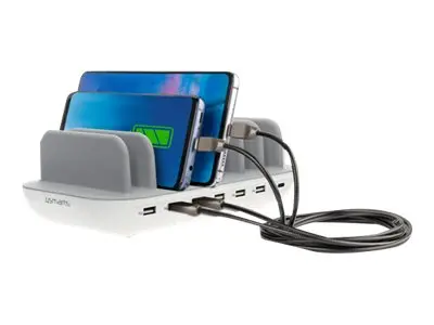 4smarts 2charge Office - Ladestasjon 60 watt 2.4 A 7 utgangskontak...