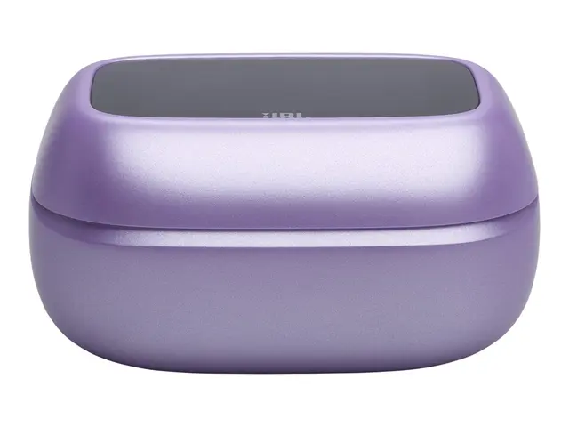 JBL LIVE Beam 4 - True wireless-hodetelefoner med mikrofon i øret - Bluetooth - aktiv støydemping - purpur 