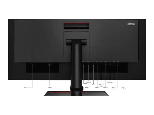 Lenovo ThinkVision P34w-20 - LED-skjerm kurvet 34.14" 3440 x 1440 ...