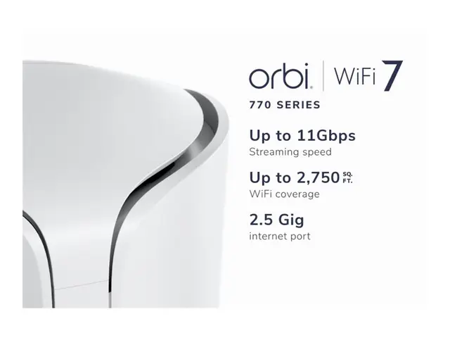 NETGEAR Orbi 770 Series RBE770 - Wi-Fi-system (utvider) inntil 180...