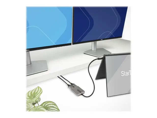 StarTech.com 2-Port USB-C MST Hub, USB Type-C to 2x DisplayPort Mu...