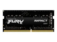 Kingston FURY Impact - DDR4 - sett 32 GB: 2 x 16 GB - SO DIMM 260-pin - 1600 MHz / PC4-25600 - ikke-bufret