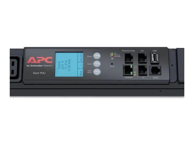 APC Metered Rack PDU - Strømfordelerenhet (kan monteres i rack) - ...